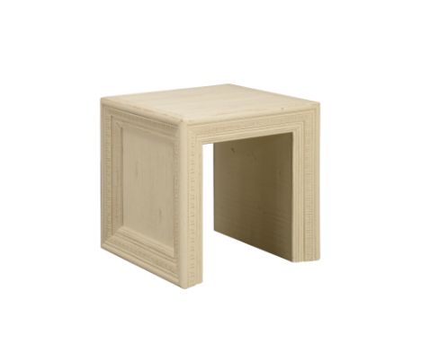 Portrait Side Table Sandshore Whi 60x60x60cm RRP  £ 1539