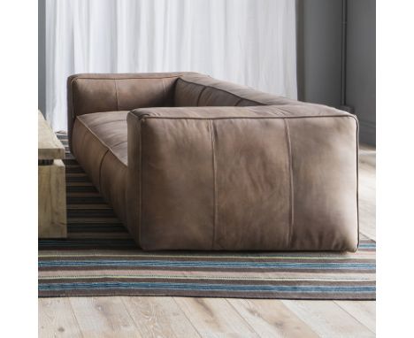 { Option of lots:  882, 882A } } } Tribeca Sofa 3 Seater Sioux Charcoal 247 x 104 x 66 cm RRP £ 4377