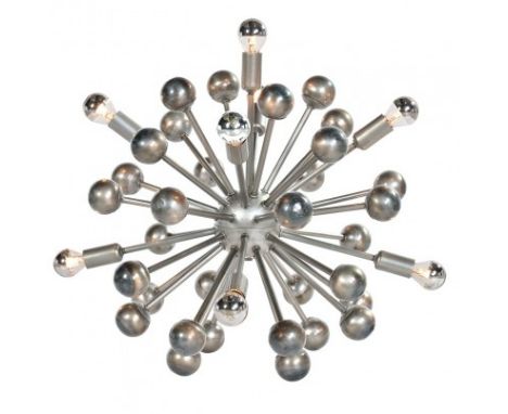 { Option of lots:  6020, 6021 } } Atom Floor Lamp Sphere Nat(Uk)