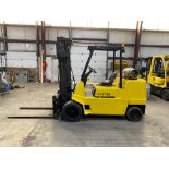 Hyster 10,000-LB. Capacity Forklift, Model S100XL2, S/N D004D09664X, LPG, Treaded Tires, 3-Stage Mas