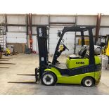 Clark 5,000-LB. Capacity Forklift, Model C25CL, S/N C232-0559-9592KF, LPG, Cushion Tires, 3-Stage Ma