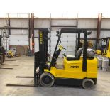 Hyster 5,000-LB. Capacity Forklift, Model S50XM, S/N D187V03091T, LPG, Solid Tires, Lever Shift Tran