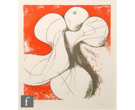 Bernard Meadows (1915-2005) - Study for sculpture, lithograph, signed in pencil and dated '78, numbered 10/20, framed, 24cm x