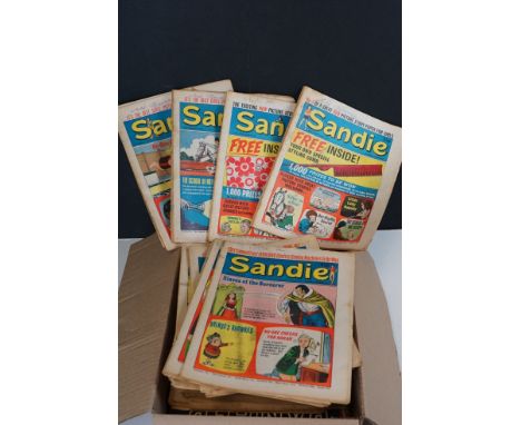 A large collection of vintage comics to include Sandie and Ranger examples. 