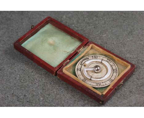 An early 20th century pocket thermometer. 