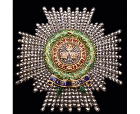 Great Britain, Order of the Bath, Knight Commander’s breast star, circa 1822, by Storr & Mortimer, in silver, gold and enamel