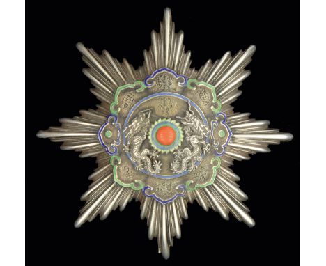 China, Order of the Double Dragon, Intermediate type (late 19th Century), a good Russian-made Second Class Second Grade breas