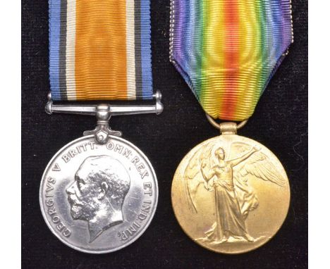 A Great War Cambrai Casualty Pair awarded to Private Frank Wheeler Kimbell, 2/5th Battalion, York and Lancaster Regiment, lat