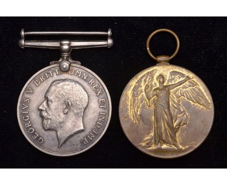 A 1914 Ypres Casualty Pair awarded to Shoeing-Smith James William Wood, ‘57’ Battery, 45th Brigade, Royal Field Artillery, wh