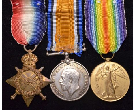 A Great War Officer’s Trio & Memorial Plaque awarded to Captain John Eric Shennan, South African Service Corps, who died of M