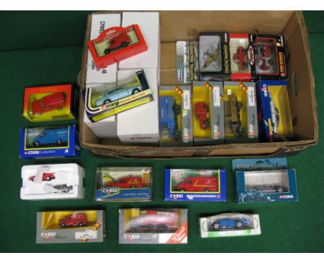 Corgi and Matchbox, quantity of diecast models including No. 285 Mercedes Benz 240D from 1974 and C438/3 Rover 800 etc, boxed