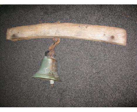 Bell inscribed HMS Cordelia, 1914.  This C Class Light Cruiser was built at Pembroke Dock 1913/1914 and completed in January 