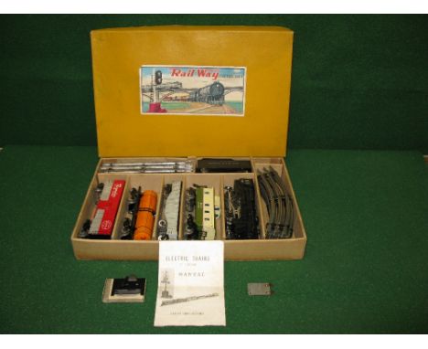 Sakai Seisakusho, O gauge electric train set made in Japan comprising a 2-6-2 Hudson Pacific locomotive (with plastic body), 