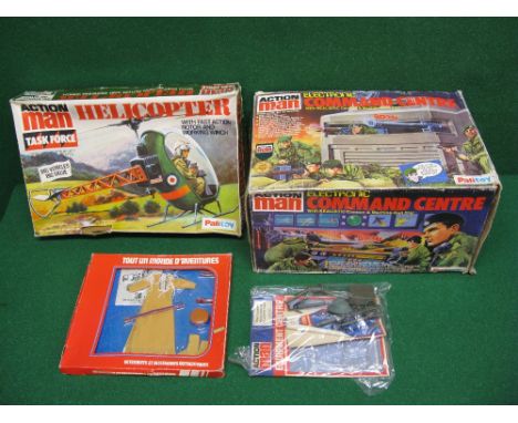 Palitoy Action Man Command Centre, used condition, together with a Group Action Joe accessory set, an Action Man equipment se