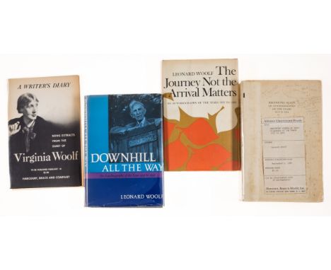 Woolf (Virginia) A Writer's Diary. Being Extracts from the Diary of Virginia Woolf, advance excerpt, publisher's promotional 