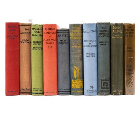 Dawe (Carlton) Tough Company, first edition, 1936 § Donovan (Dick) Wanted!, foxing to first few pages, 1921 § Chesterton (G. 
