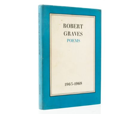 NO RESERVE Graves (Robert) Poems 1965-68, first edition, signed presentation inscription from the author to Simon Wilson, spr