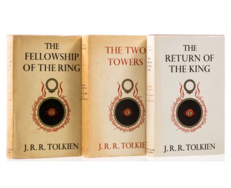 Tolkien (J.R.R.) The Lord of the Rings, 3 vol., comprising The Fellowship of the Ring, fourteenth impression, spine ends ligh
