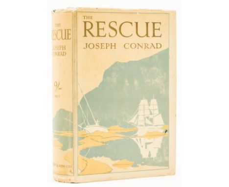 Conrad (Joseph) The Rescue, first edition, half-title browned, original cloth, spine sunned, ends frayed, dust-jacket, spine 