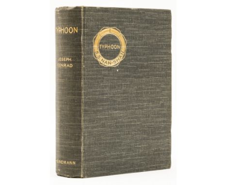 Conrad (Joseph) Typhoon, first edition, 2pp. publisher's advertisements at beginning and 32pp. advertisements at end, contemp