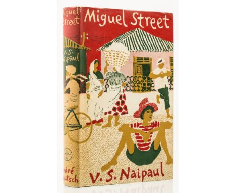 Naipaul (V. S.) Miguel Street, first edition, original boards, dust-jacket, price-clipped, very light browning to spine, whit