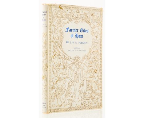 Tolkien (J.R.R.) Farmer Giles of Ham, first edition, colour frontispiece and illustrations by Pauline Baynes, ink ownership i