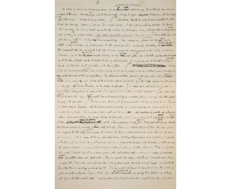 Waugh (Evelyn) Labels, a Mediterranean Journal, number 15 of 110 copies signed by the author and with a page of original auto