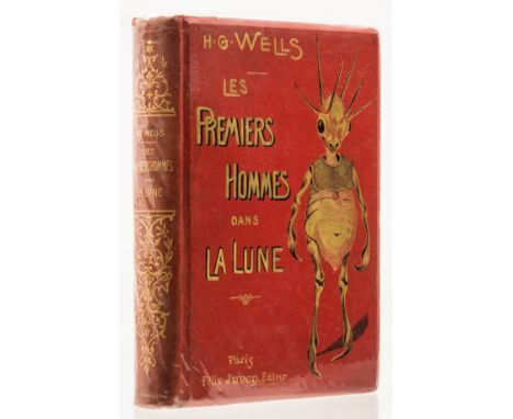 NO RESERVE Wells (H.G.) Les Premiers Hommes dans La Lune, first van Maële edition, 12 plain and 4 colour plates by Martin van