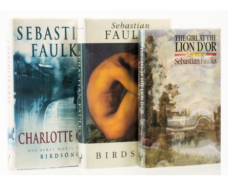 Faulks (Sebastian) [The French Trilogy], 3 vol., comprising, The Girl at the Lion d'Or, very light fading to spine, 1989; Bir