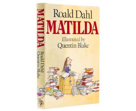 Dahl (Roald) Matilda, first edition, signed presentation inscription from the author to endpapers, offset to pastedown and ja