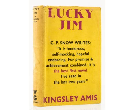 Amis (Kingsley) Lucky Jim, first edition, small neat ownership inscription to front free endpaper, original cloth, spine ends