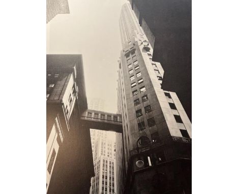 Berenice Abbott (1898-1991) was an American photographer known for her extensive body of work documenting the changing urban 