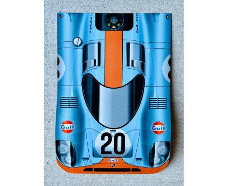 The Porsche 917K driven by Steve McQueen in the iconic racing film "Le Mans" holds a special place in both automotive and cin