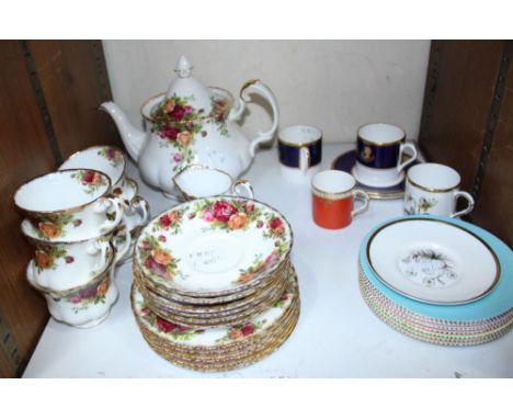 SECTION 27. A 20-piece Royal Albert 'Old Country Roses' tea service comprising teapot, cups, saucers and plates etc. together