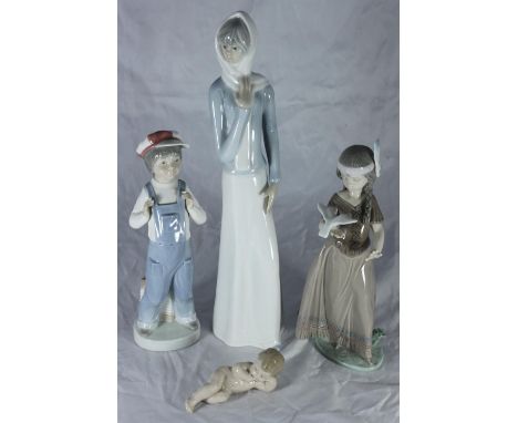 Two various Lladro porcelain figures comprising 'American Love' number '6153' and 'Boy From Madrid' number '4898' together wi