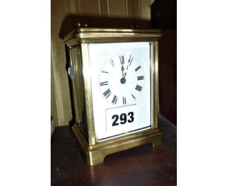 Brass carriage clock