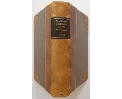 Davis (John). Tracks of McKinlay and Party Across Australia. Edited from Mr. Davis's Manuscript Journal; with an Introductory
