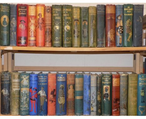 Henty (G.A.). A collection of 85 G.A. Henty volumes, including 30 first editions, circa 1880-1900,  all original pictorial cl