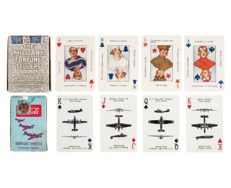*American playing cards. The Military Fortune Tellers, Chicago: H.V. Loring, 1918,  fifty-six cards, comprising four suits of