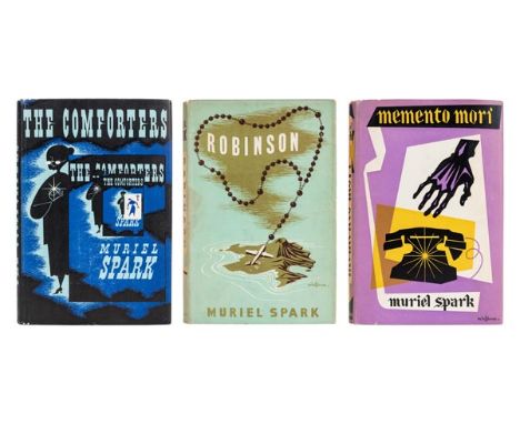 Spark (Muriel). The Comforters, 1957; Robinson, 1958; Memento Mori, 1959, 1st editions, original cloth (small bump to Comfort