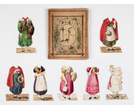 Manuscript paper doll book. The History of Little Fanny exemplified in a series of figures, A new Edition, circa 1860s,  14pp