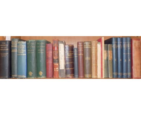 Enock (C. Reginald). The Andes And The Amazon, Life and Travel in Peru, 3rd impression, 1908,  colour folding map to rear, 4 