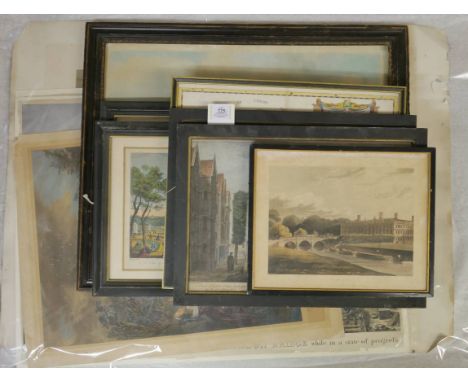 *Oxford. Bowles (John & Son, Sayer Robert & Ryall John, publishers), A View of Baliol College (a), Trinity College (b) &c. in