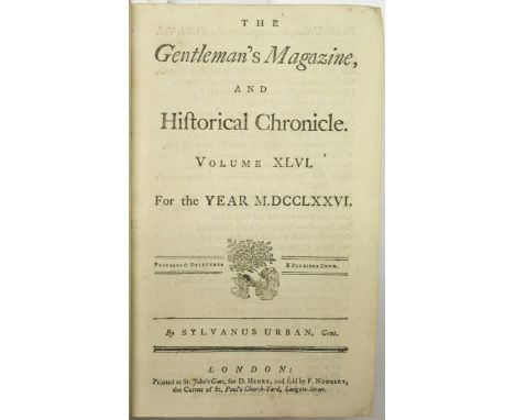 American Declaration of Independence. The Gentleman's Magazine, and Historical Chronicle, volume XLVI, for the year MDCCLXXVI