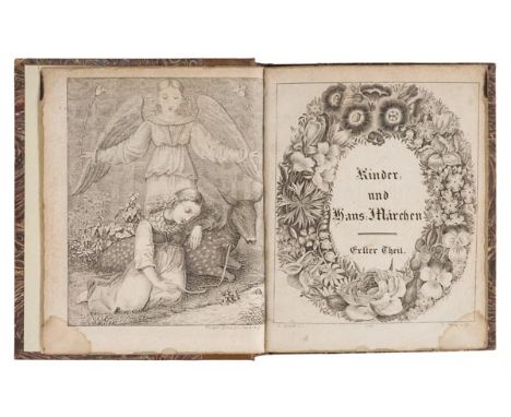 Grimm (Jakob & Wilhelm). Kinder- und Haus-M„rchen. Gesammelt durch die Brder Grimm, 3 volumes, Berlin: G. Reimer, 1819-1822, 