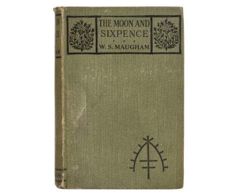 Maugham (W. Somerset). The Moon and Sixpence, 1st edition, 1919, 2nd issue without advertisements, text block toned (as often