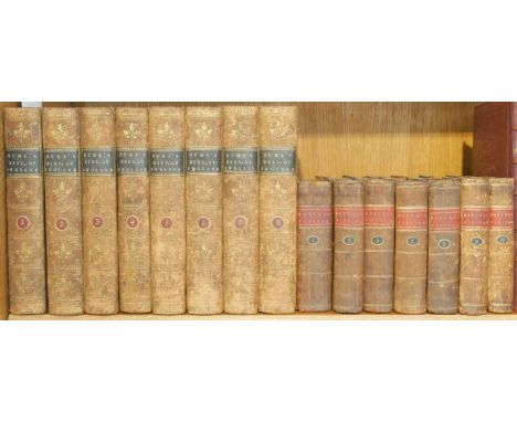 Hume (David). The History of England, from the Invasion of Julius Caesar to the Revolution in 1688, 8 volumes, new edition, 1