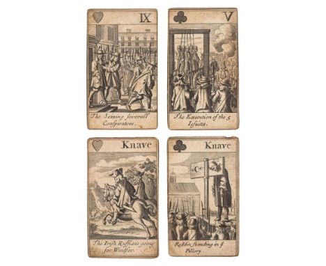 *Popish Plot. A part pack of Horrid Popish Plot playing cards, Robert Walton, circa 1679,   together twenty-three copper engr