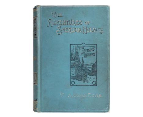 Doyle (Arthur Conan). The Adventures of Sherlock Holmes, 2nd edition, 1893, illustrations, a few minor spots, hinges a little