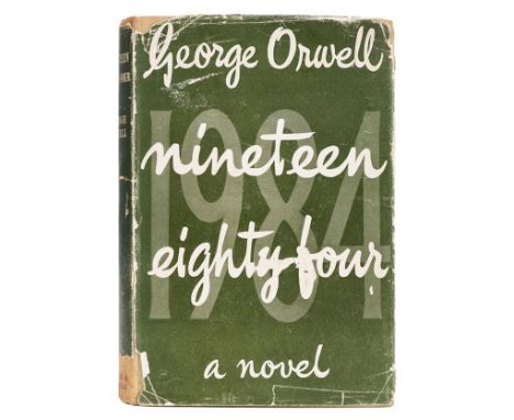 Orwell (George). Nineteen Eighty-Four, 1st edition, 1949, previous owner signature to front endpaper, original green cloth, s